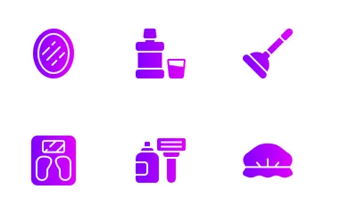 Salle de bain Icon Pack