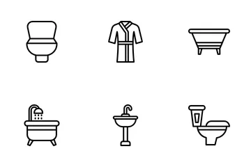 Salle de bain Icon Pack