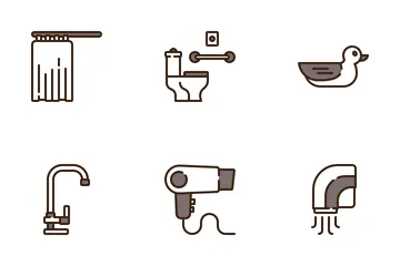 Salle de bain Pack d'Icônes