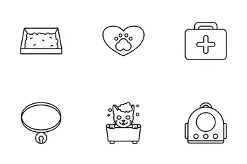 Salón de gatos Icon Pack