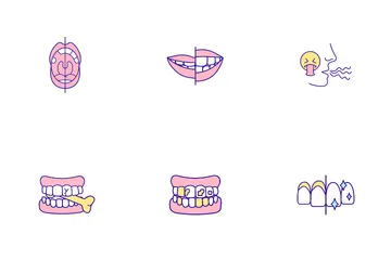 Salud de los dientes Icon Pack