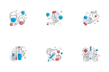 Atención médica y sanitaria Paquete de Iconos