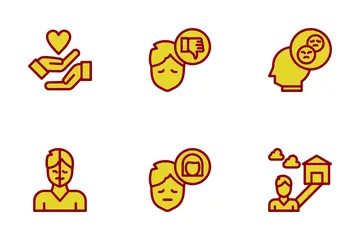 Salud mental Icon Pack