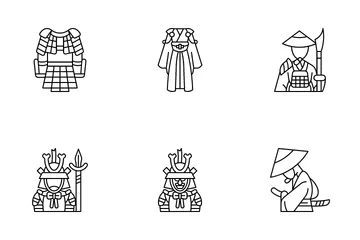Samurai Paquete de Iconos