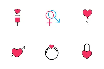 Enamorado Paquete de Iconos