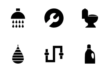 Sanitary Technicians Icon Pack