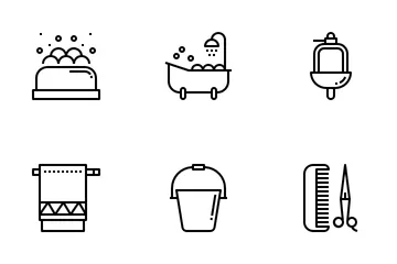 Sanitary Ware Icon Pack