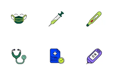 Santé et médecine, partie 6 Pack d'Icônes