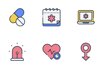 Soins de santé et médecine Icon Pack