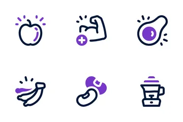 Santé et nutrition Icon Pack