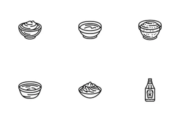 Sauce Ketchup Food Mayonnaise Icon Pack