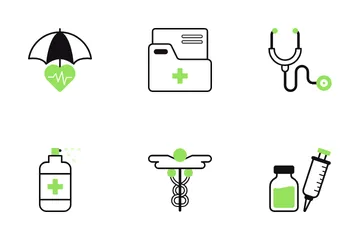 Saúde e medicina Icon Pack