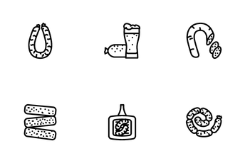 Sausage Meat Pork Icon Pack