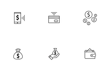 Saving Money And Financial Symbol Icon Pack
