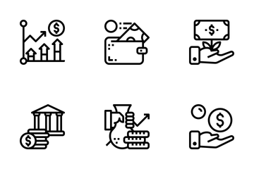 Savings And Investment  Icon Pack