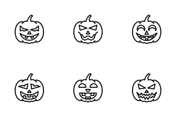 Scary Pumpkin Icon Pack