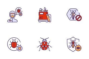 Schädlingsbekämpfung Symbolpack