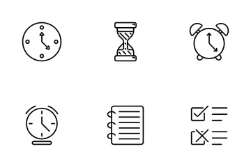 Schedules And Agendas Icon Pack