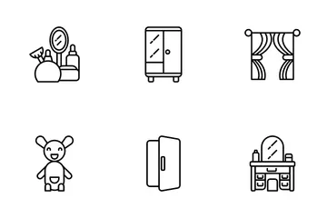 Schlafzimmer Symbolpack