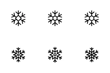Schneeflocke Symbolpack