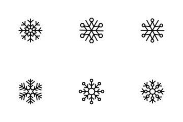 Schneeflocke Symbolpack