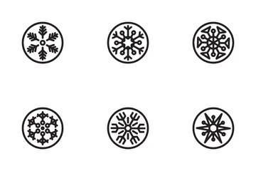 Schneeflocke Symbolpack