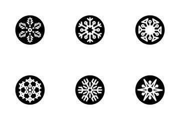 Schneeflocke Symbolpack