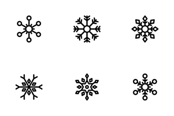 Schneeflocke Symbolpack