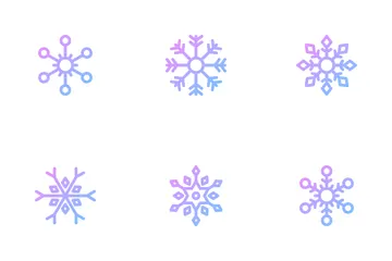 Schneeflocke Symbolpack
