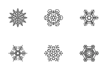 Schneeflocke Symbolpack