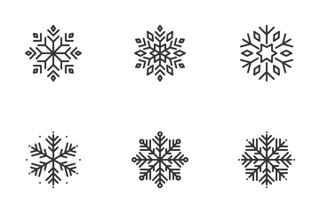 Schneeflocke Symbolpack