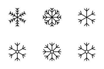 Schneeflocke Symbolpack