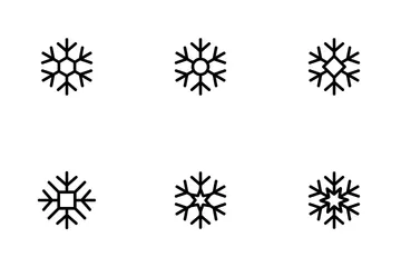Schneeflocke Symbolpack