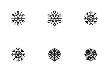 Schneeflocke Symbolpack