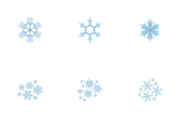 Schneeflocke Symbolpack