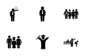 Scholar Student Icon Pack