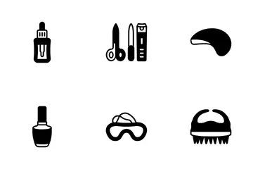 Schönheit und Spa Symbolpack