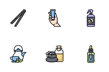 Schönheit und Spa Symbolpack