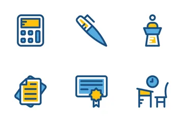 School And Education Cute Icons 2 Icon Pack