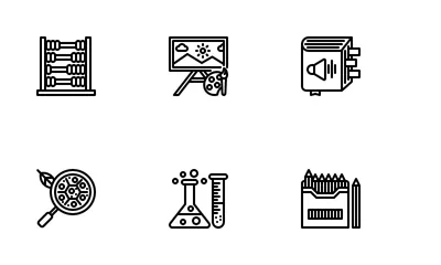 School And Education Icon Pack