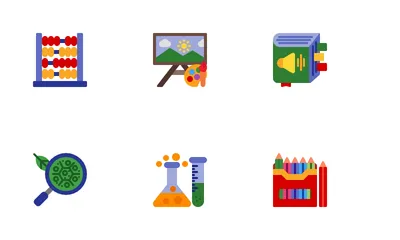 School And Education Icon Pack