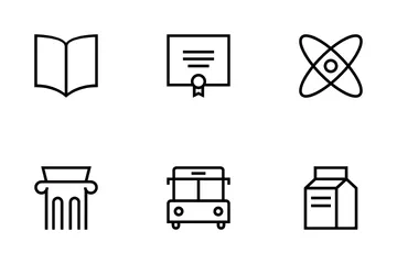 School And Education Icon Pack