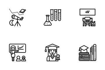 School And Education Icon Pack