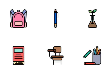 School And Education Icon Pack