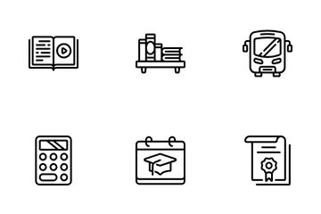 School And Education Icon Pack