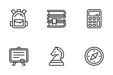 School And Education Icon Pack