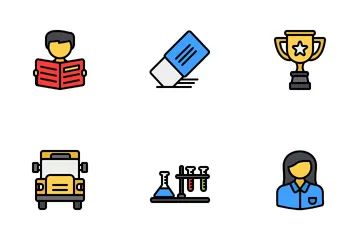 School And Education Icon Pack