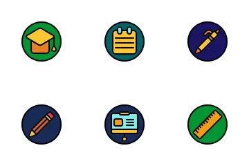 School And Education Icon Pack