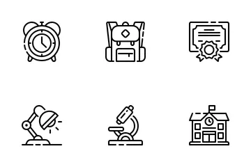 School And Education Icon Pack