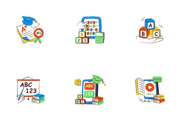 School And Education Icon Pack